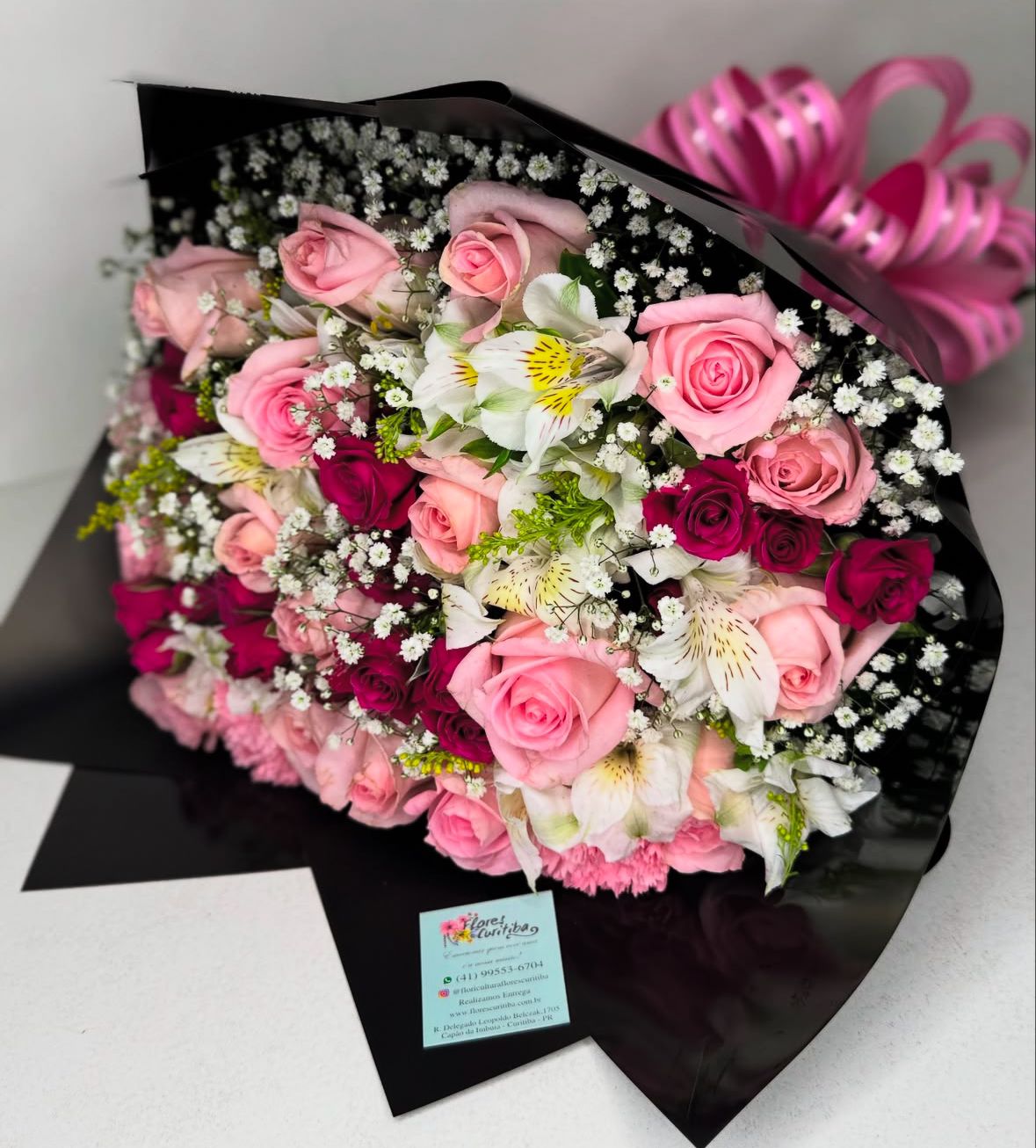 BUQUE ENCANTO ROSA