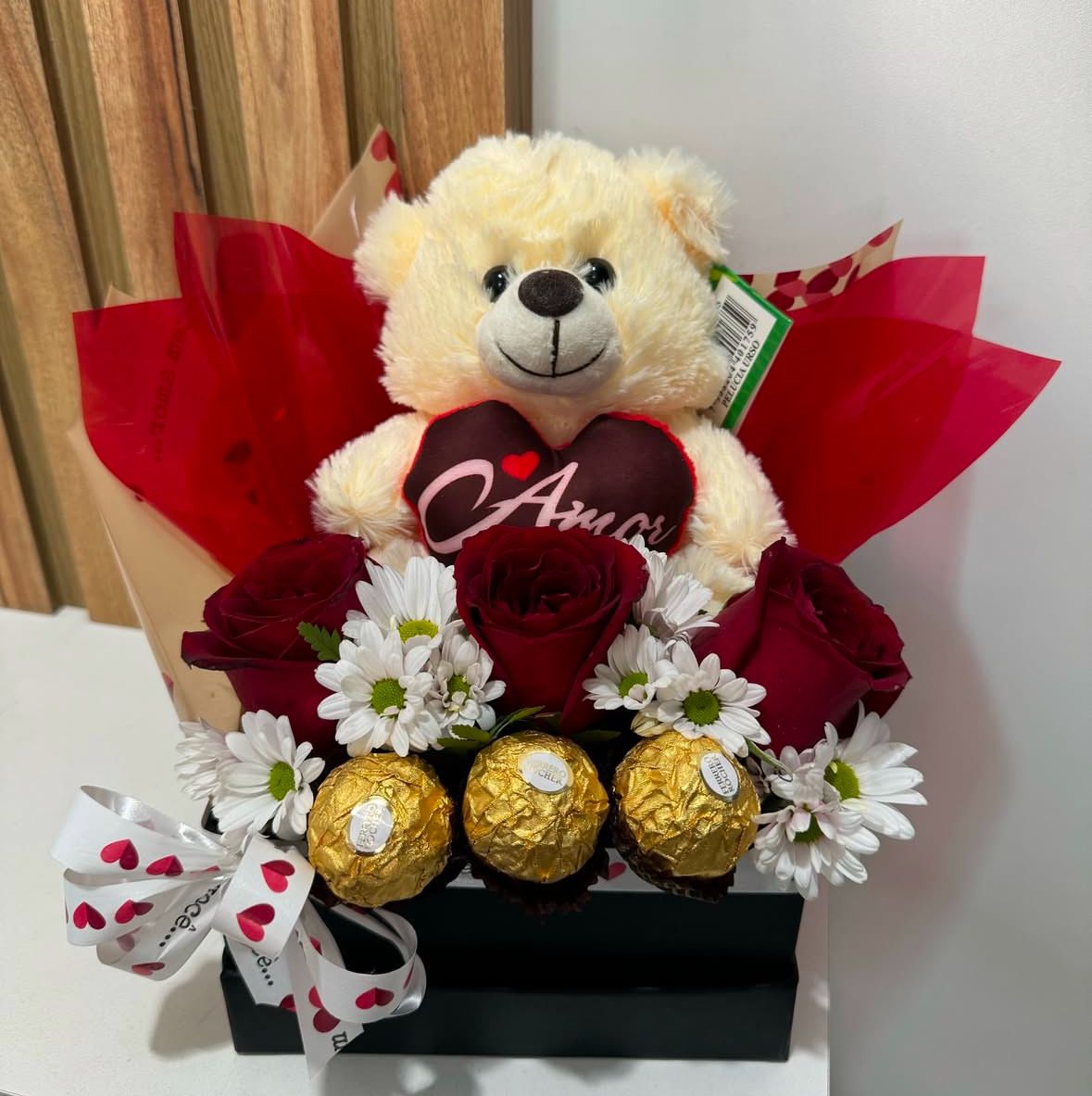 BOX ROSA E PELUCIA