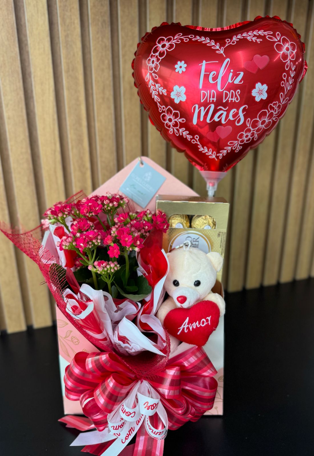 CAIXA CARTA FELIZ DIA DAS MAES