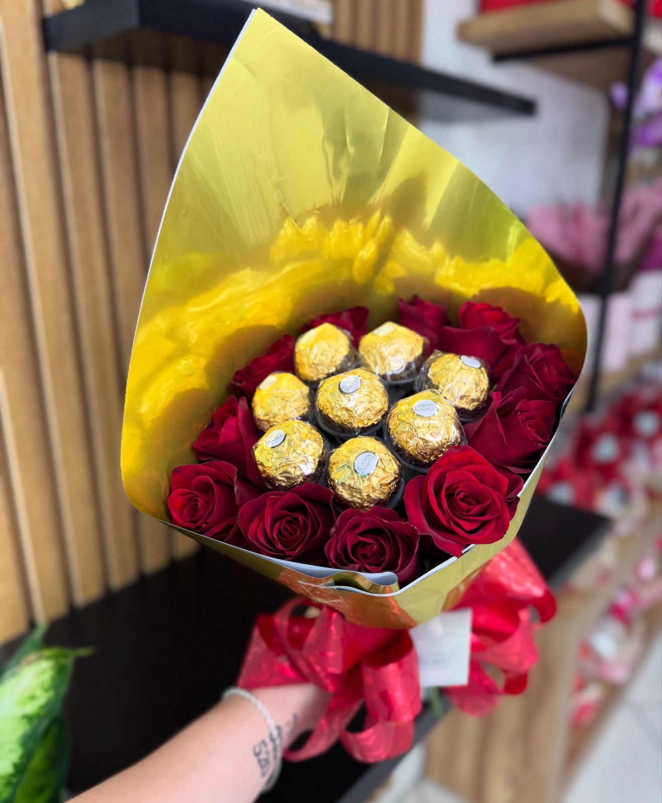 BUQUÊ AMOR DOURADO