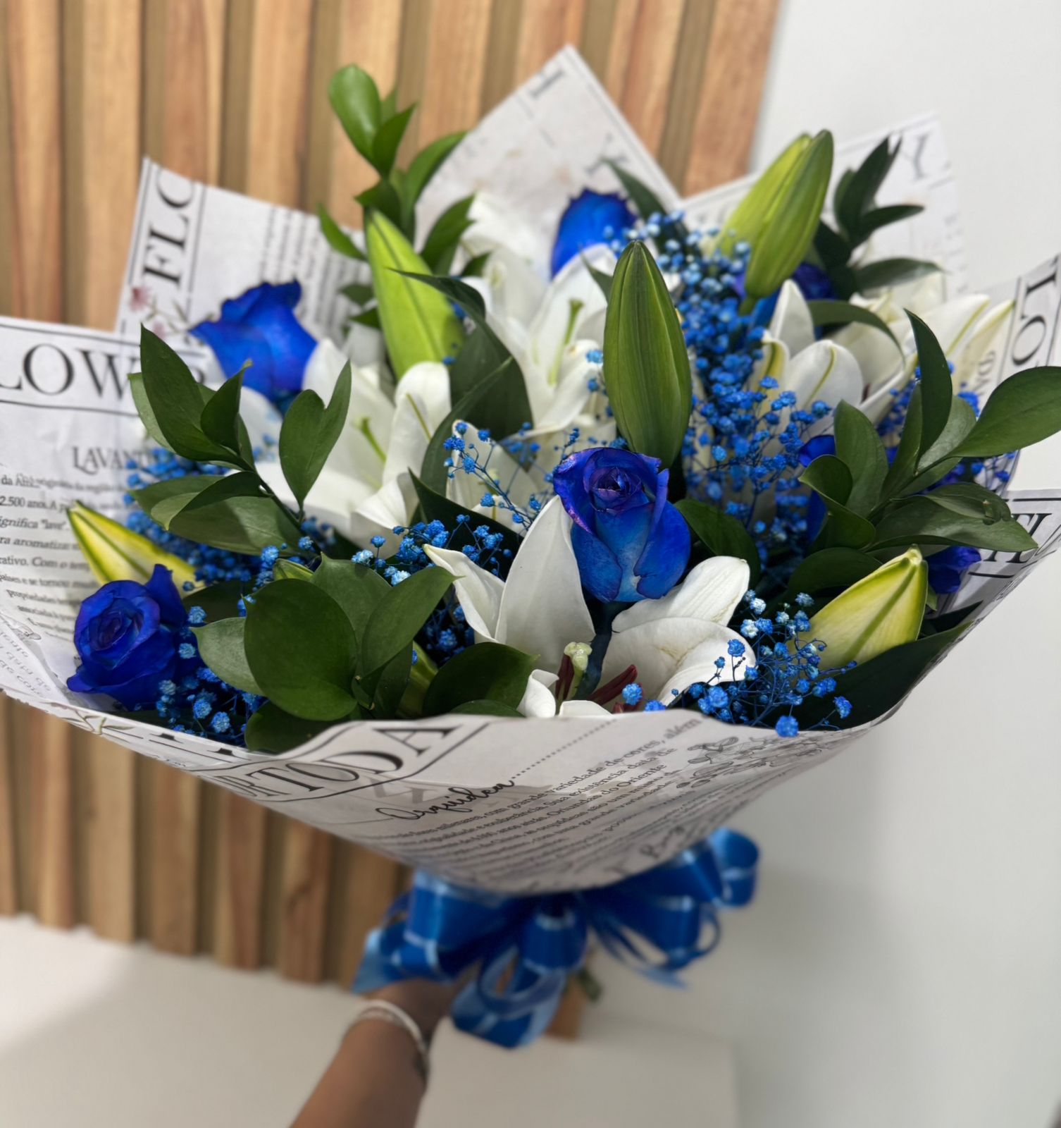 BUQUÊ BRILHO AZUL